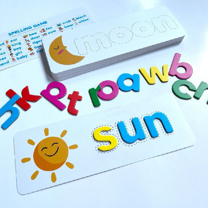 Paper Alphabet Flash Cards Early Learning Educational Toy 2