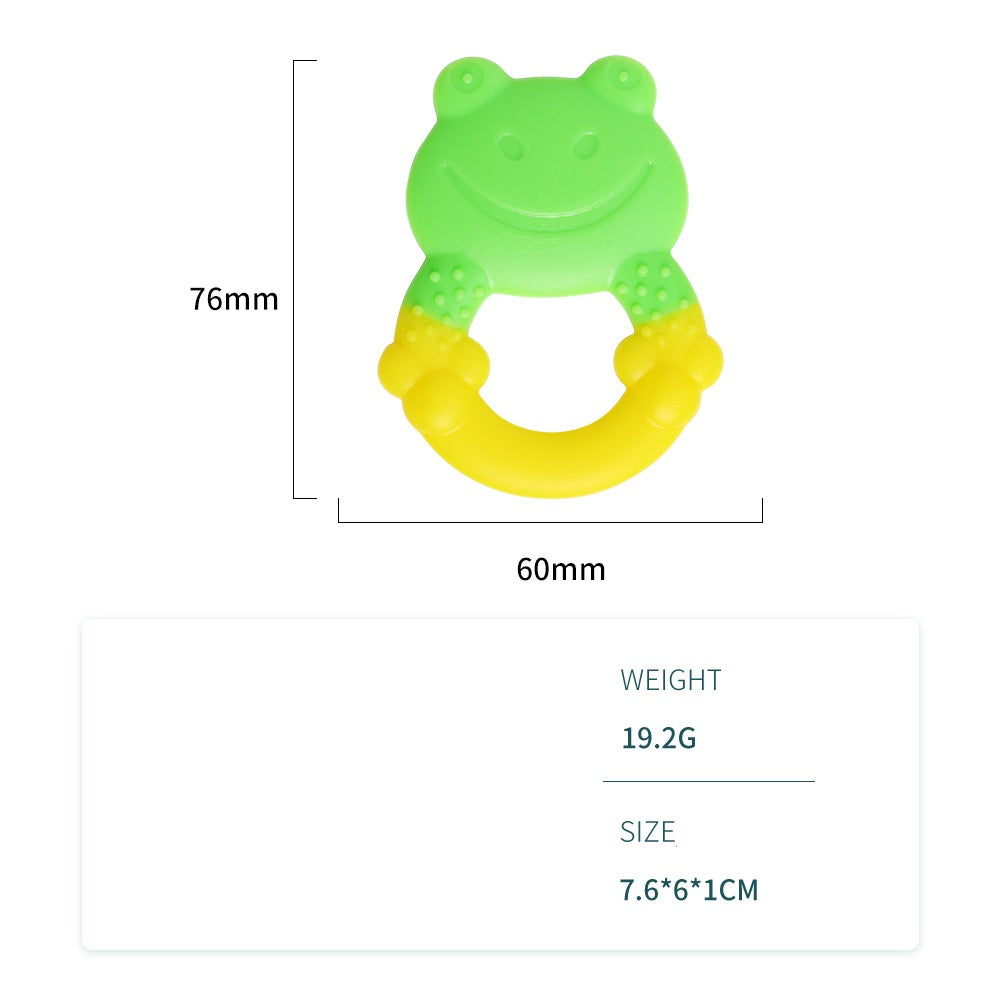 Frog Silicone Teething Toy Baby Teether 3 Pack 2