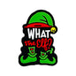 20pcs Silicone Focal Beads Green Furry Character Scowling Face with Elf Shoes