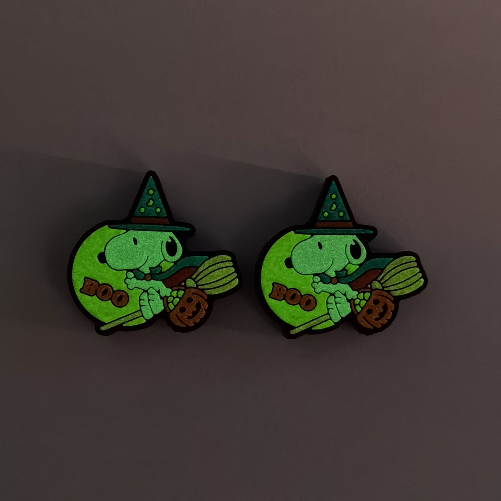 20Pcs Silicone Focal Beads Magic Puppy Glow In The Dark 2