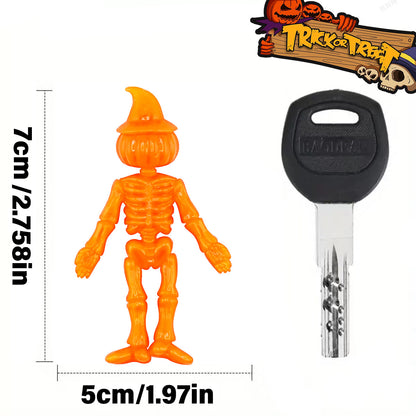 TPR Stretchy Halloween Skeleton Pumpkin Sensory Fidget Toy 4