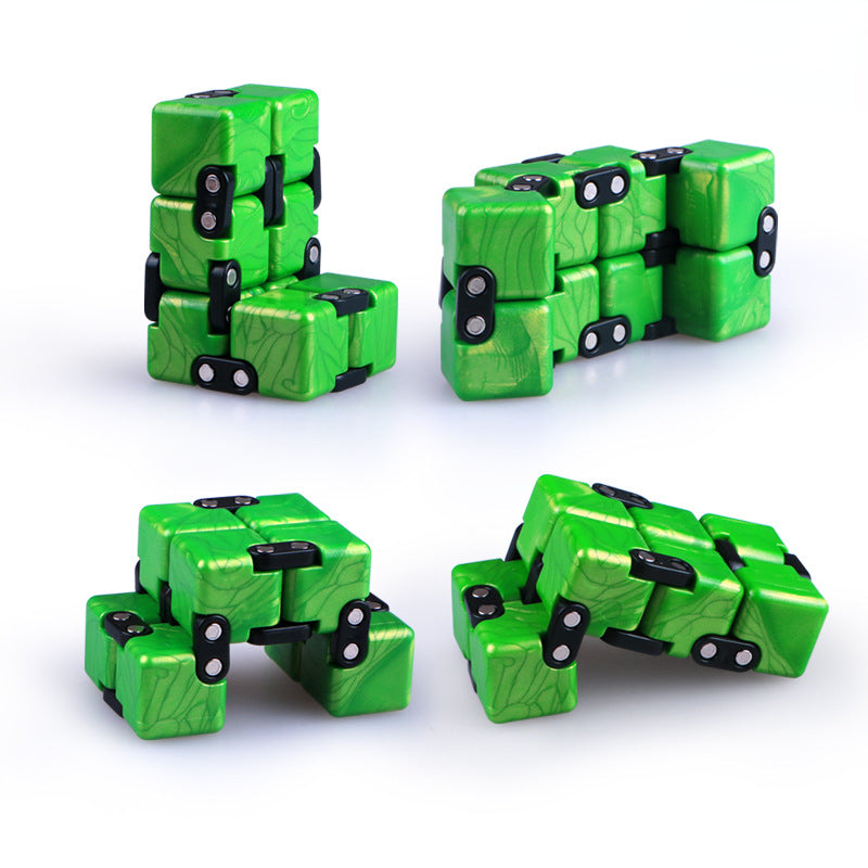 Plastic Infinity Cube Fidget Toy Creative Puzzle for Kids and Adults 2