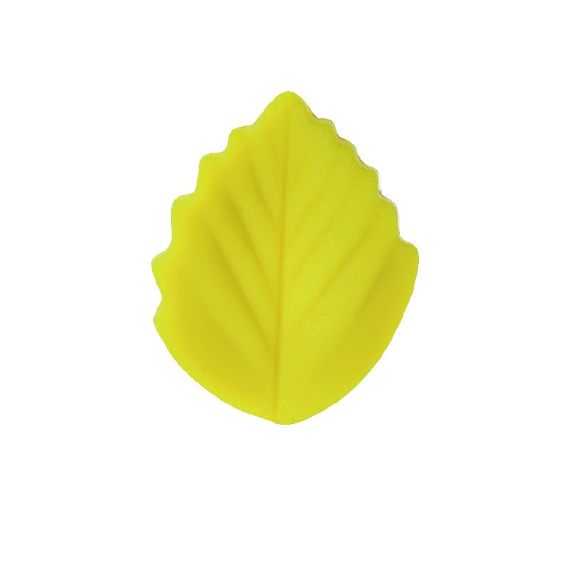20pcs Silicone Focal Beads Colorful Leaves Leaf Shape 13