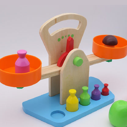 Wooden Balance Weights Montessori Toys Educational Toy 3
