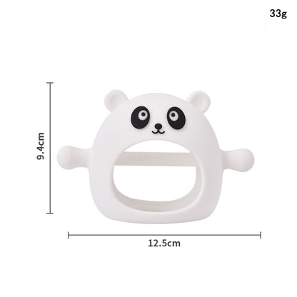Bear Silicone Baby Teethers Anti Bite Gloves 2 Pcs 4