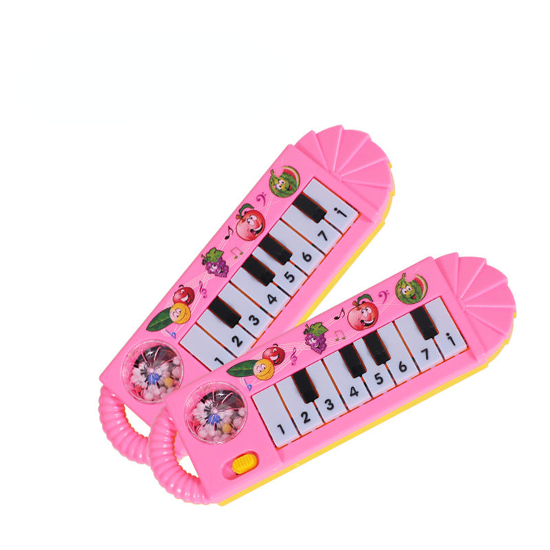 Plastic Kids Musical Instrument Small Size Electronic Keyboard 3