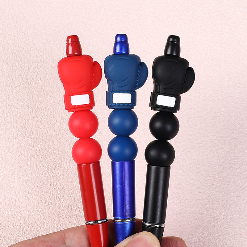 20Pcs Silicone 3D Focal Beads Boxing Gloves Front Facing 7