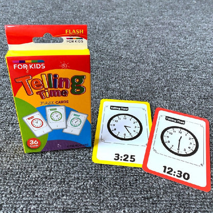 Educational Paper Flash Cards Early Development Toy 7.8x11.7cm 9