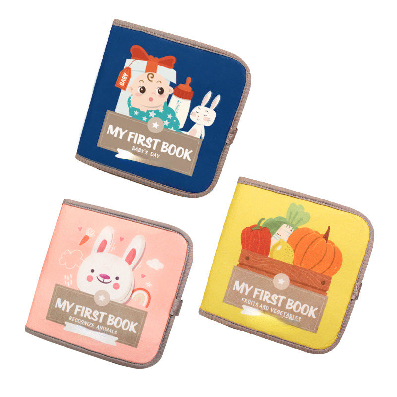 Quiet Book Montessori Toys for Toddlers Educational Soft Fabric