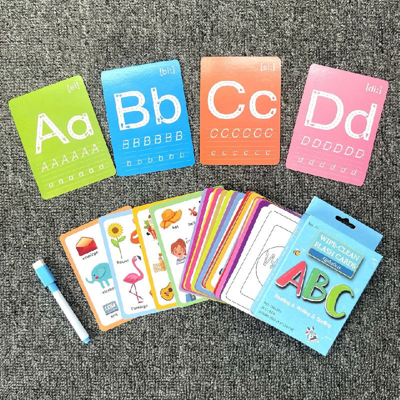 Educational Paper Flash Cards Early Learning Cognitive Toy