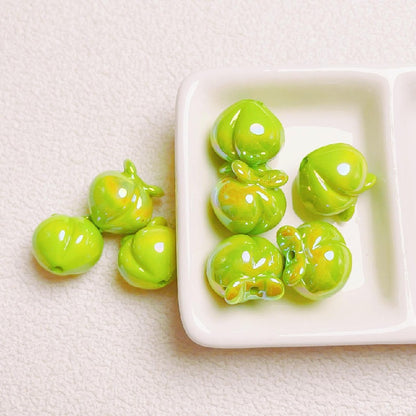 10pcs 16mm Peach Acrylic Beads Jewelry Making Craft Supplies 6