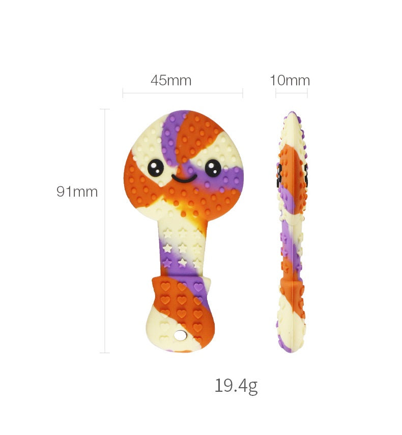 Silicone Baby Teether Tools Set Hammer Wrench Scissors Saw Nut 9