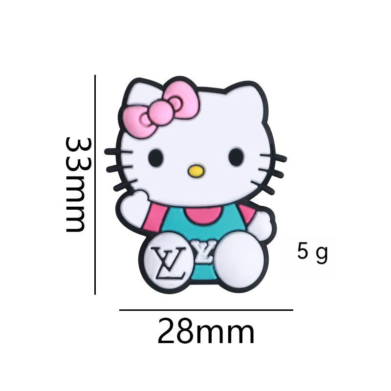 20pcs Silicone Focal Beads Round Ear Mouse Character Accessories Bulk 32