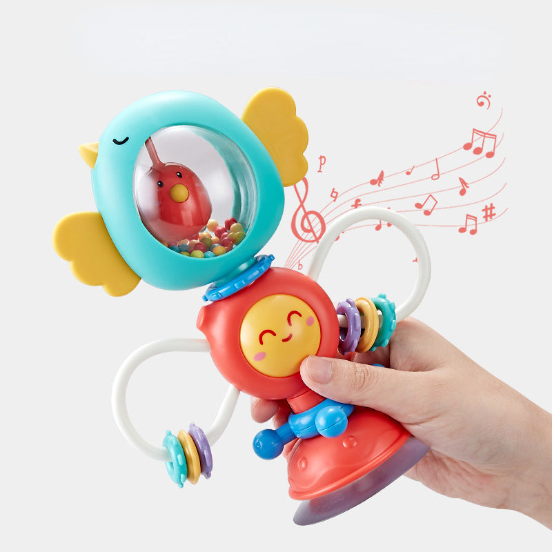 Plastic Musical Rattle Toy Baby Teether Educational Toy 4