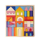 Wooden Building Blocks Football Pitch Educational Toy 4