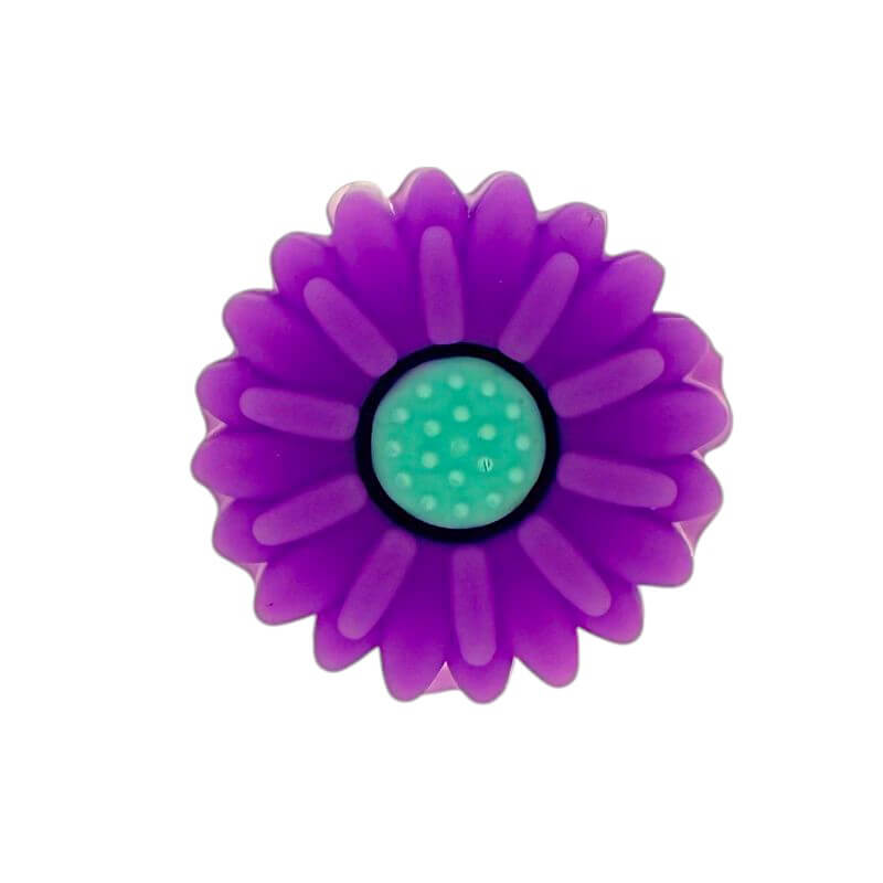 20Pcs Silicone Focal Beads Daisy Sunflower Front Facing Design 3