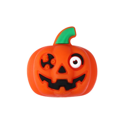 20Pcs Silicone 3D Focal Beads Halloween Themes Haunted House and Pumpkin Design 11
