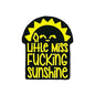 20pcs Silicone Focal Beads Little Miss Sunshine Printed Text Design 2