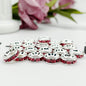 100pcs 10mm Large Hole Rhinestone Spacer Beads Copper Metal Frame 14