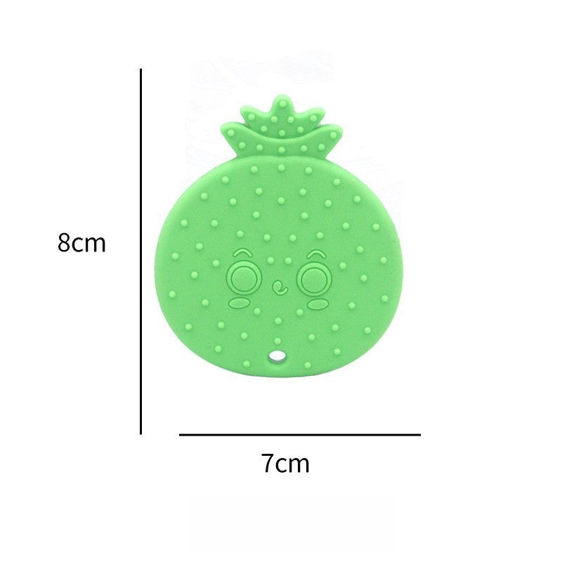 Silicone Fruit Shape Teething Toy Baby Teether for Infants 6