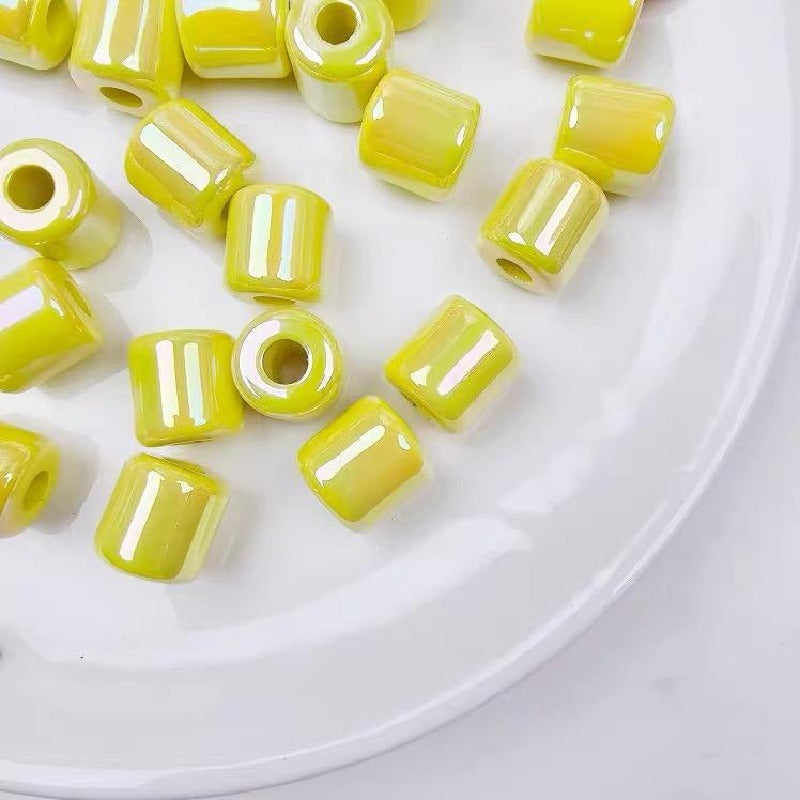 10pcs 16mm Tube Acrylic Beads Jewelry Making Craft Supplies 8
