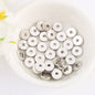 100pcs Disc Shape Brass Spacer Beads 9