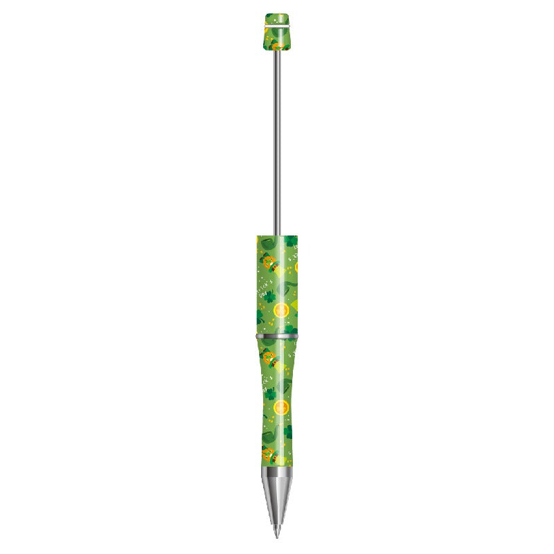 Clover Print Beadable Ballpoint Pens 14.4 cm DIY Craft Supplies 10