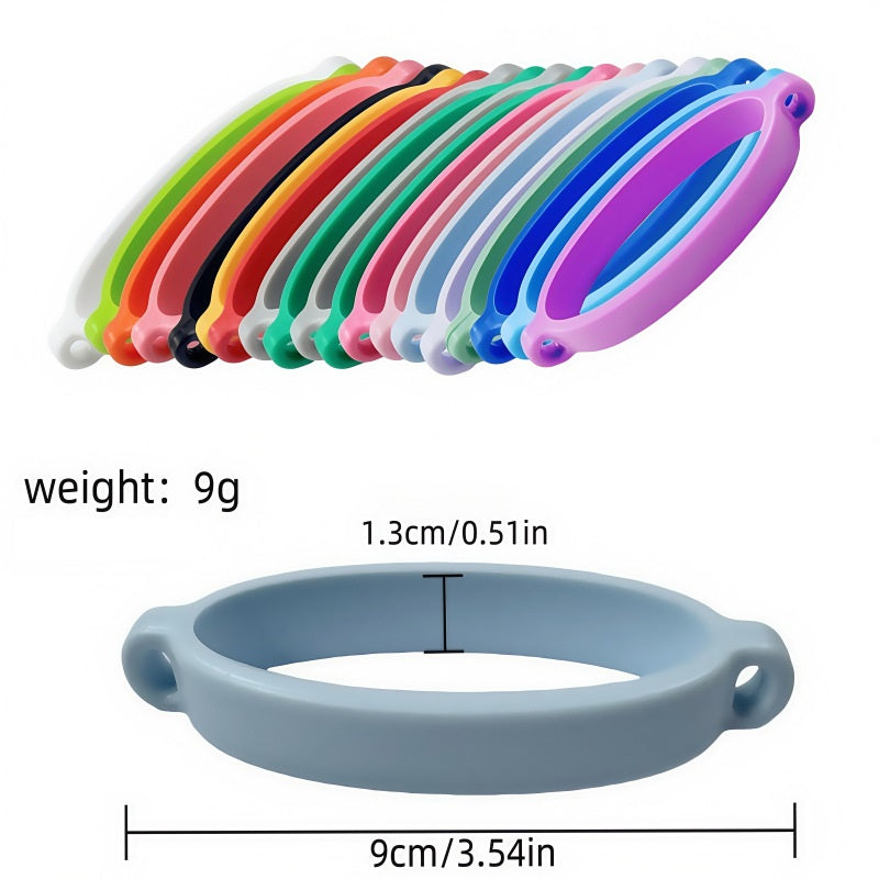 10Pcs Silicone Tumbler Chain Holder