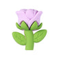 20Pcs Silicone 3D Focal Beads Multi Color Rose Holding Stem 13