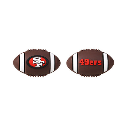 Silicone 3D Focal Beads American Football Team Logo Football Shape 8