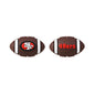 Silicone 3D Focal Beads American Football Team Logo Football Shape 8