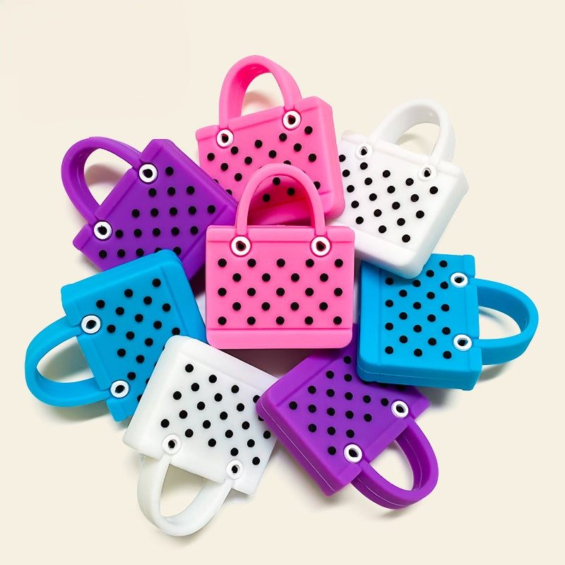 20Pcs Silicone Focal Beads Simulated Beach Bag Handle Detail