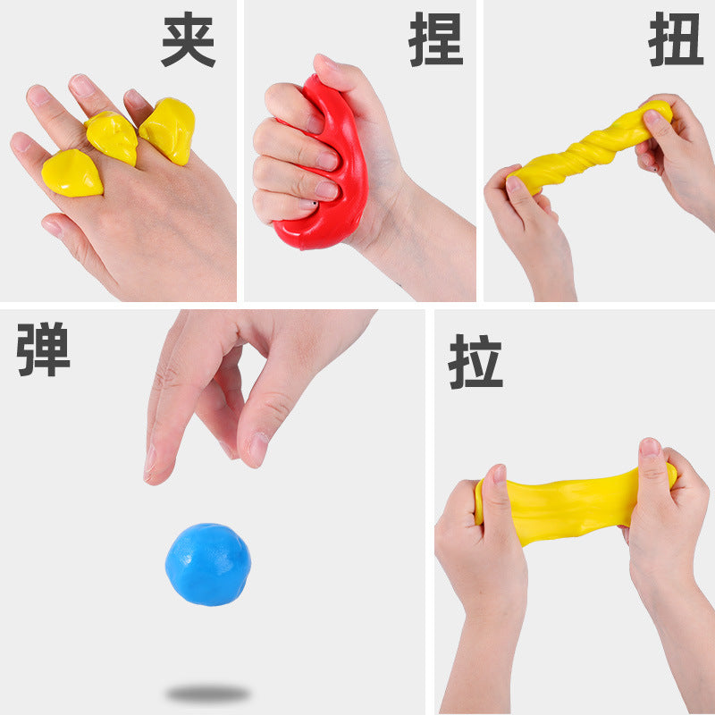 Therapy Putty Hand Exercise With Different Hardness 4