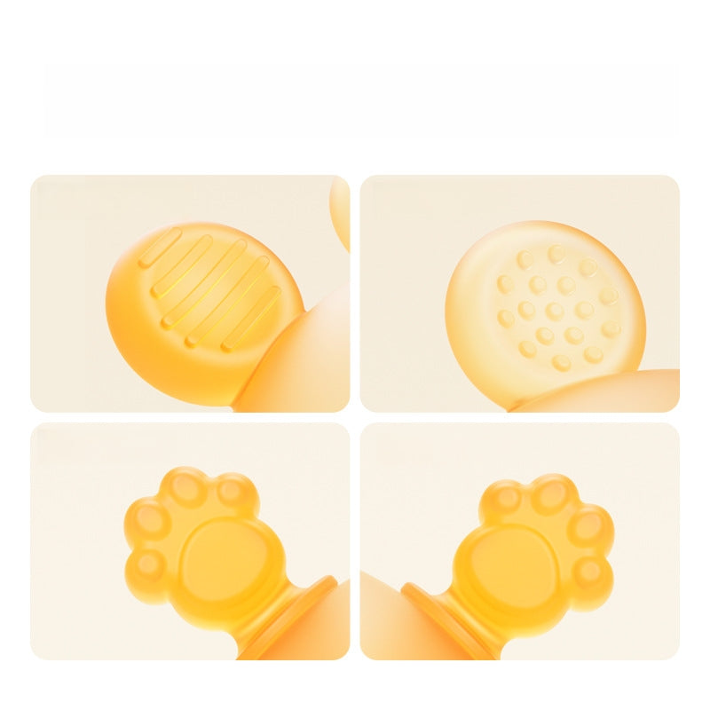 Silicone Baby Teething Toy Mushroom Gloves Shape for Babies 3