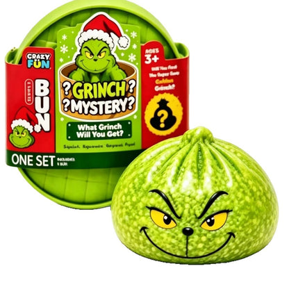 Grinch Christmas Dumpling Squishy TPR Gel Sensory Squeeze Toy 4