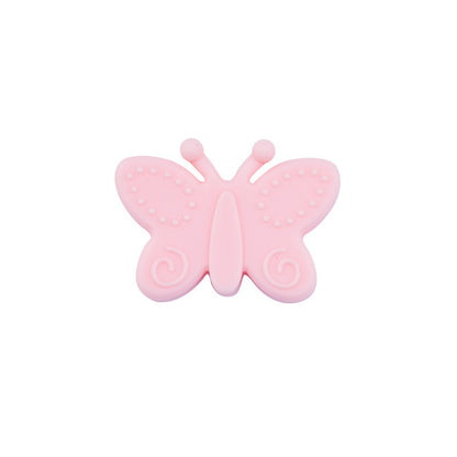 20pcs Silicone Focal Beads Butterfly Side Profile 14