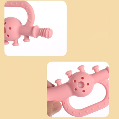Silicone Baby Teething Toy Small Horn with Ringing Sound 4