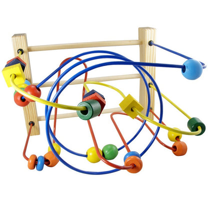 Extra Large Wooden Bead Maze Educational Toy for Toddlers 2