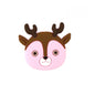 Silicone Focal Beads Cartoon Colorful Deer with Antlers 7