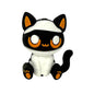 20Pcs Silicone 3D Focal Beads Cat Wearing Bandage Sitting Pose 4