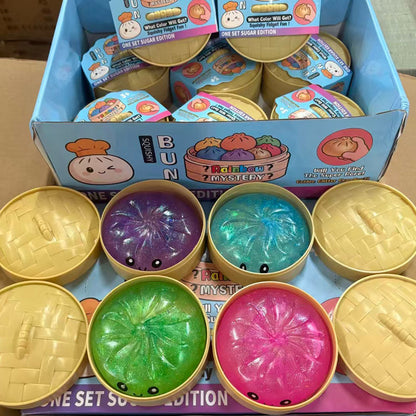 TPR Squishy Steamed Stuffed Bun Sensory Toy  2