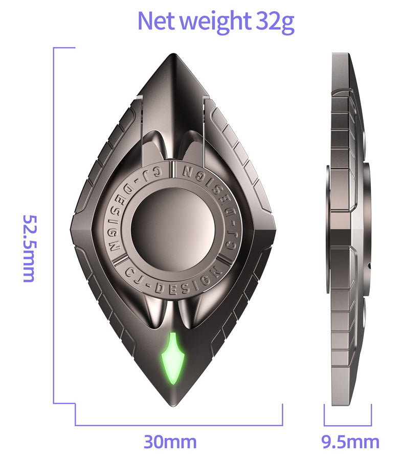Zinc Alloy Fidget Spinner 3-in-1 Fingertip Gyro Mobile Stand 4