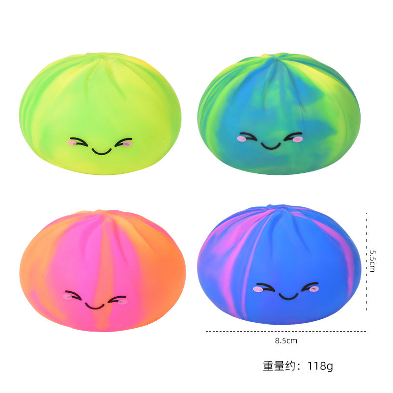 TPR Steamed Stuffed Bun Squishy Toy Sensory Stress Relief Squeeze 5
