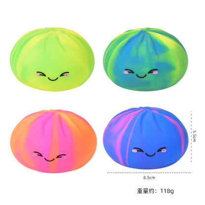 TPR Steamed Stuffed Bun Squishy Toy Sensory Stress Relief Squeeze 5