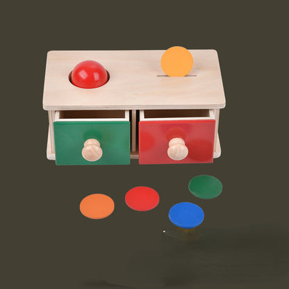 Wooden Montessori Toys Box Coin Sorting Toy for Toddlers 3