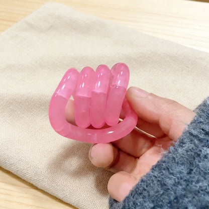 Plastic Twist Sensory Fidget Toy Crystal Series 10