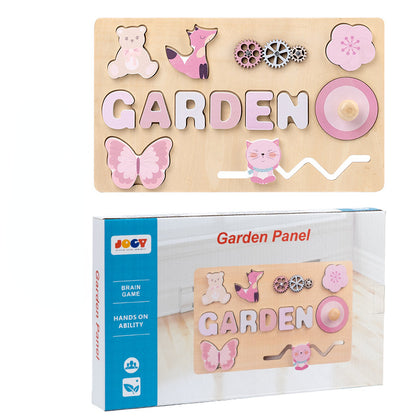 Wooden Montessori Toys Planet Hand Grab Board for Toddlers 8