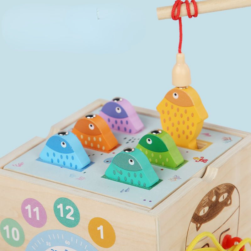 Wooden Montessori Toys Shape Pairing Pulling Out Carrots Activity 4