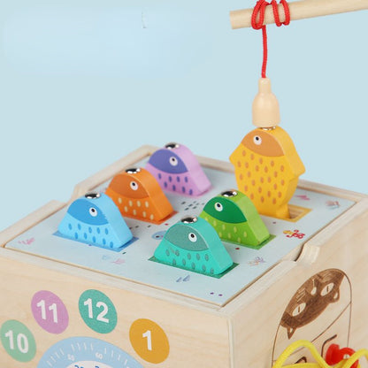 Wooden Montessori Toys Shape Pairing Pulling Out Carrots Activity 4
