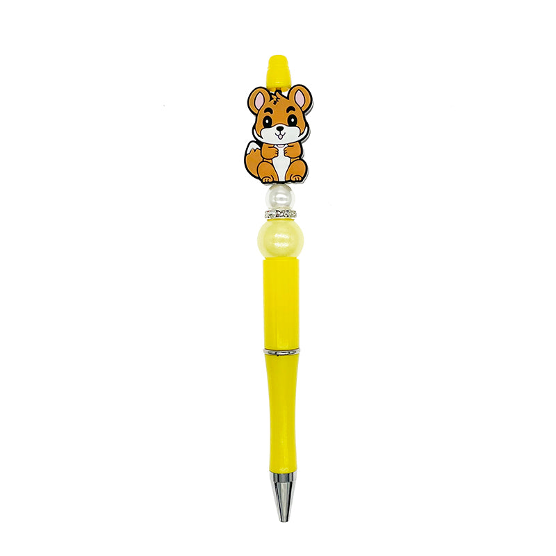 20pcs Silicone Focal Beads Little Tiger Sitting Pose 3